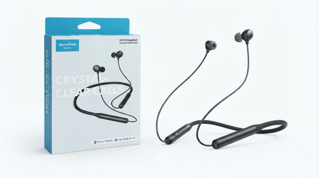 Anker Soundcore Life U2i – দীর্ঘস্থায়ী ব্যাটারি ও প্রিমিয়াম অডিওর সেরা কম্বোগ্যাজেটের দুনিয়ায় অ্যানকার (Anker) তাদের কোয়ালিটির জন্য সবসময়ই একধাপ এগিয়ে। Anker Soundcore Life U2i (Upgraded Version) নেকব্যান্ডটি তৈরি করা হয়েছে প্রিমিয়াম, লাইটওয়েট এবং ফ্লেক্সিবল মেটেরিয়াল দিয়ে। এর আল্ট্রা-স্মল ইয়ারবাডসগুলো কানের সাথে খুব সুন্দরভাবে ফিট হয়ে থাকে, ফলে দীর্ঘসময় গান শুনলেও কান ব্যথার কোনো সুযোগ নেই। ফ্যাশনেবল ও স্টাইলিশ লুকের এই নেকব্যান্ডটিতে থাকা ম্যাগনেটিক বাডস ব্যবহারের পর ঘাড়ের সাথে চমৎকারভাবে আটকে থাকে।(এখানে নেকব্যান্ডের একটি সুন্দর ছবি যুক্ত করুন এবং ছবির Alt Text বক্সে লিখবেন: Anker Soundcore Life U2i Price in Bangladesh)ব্লুটুথ ৫.০ এবং ল্যাগ-ফ্রি কানেক্টিভিটিএতে ব্যবহার করা হয়েছে Bluetooth 5.0 প্রযুক্তি, যা যেকোনো অ্যান্ড্রয়েড, আইফোন বা ল্যাপটপের সাথে অত্যন্ত দ্রুত ও স্টেবল কানেকশন নিশ্চিত করে। গান শোনা কিংবা ভিডিও দেখার সময় কোনো ধরণের অডিও ডিলে বা ল্যাগিং এর ঝামেলা পোহাতে হবে না।হ্যান্ডস-ফ্রি কলিং ও নয়েজলেস কমিউনিকেশনরাস্তায় কিংবা জ্যামে থাকা অবস্থায় ফোন আসলে আর পকেট থেকে ফোন বের করার দরকার নেই। এর বিল্ট-ইন এইচডি মাইক্রোফোন এবং স্মার্ট এআই অ্যালগরিদম চারপাশের নয়েজ ফিল্টার করে দেয়, ফলে অফিসের জরুরি মিটিং বা প্রিয়জনের সাথে কথা হবে একদম ক্রিস্টাল ক্লিয়ার।৩. টেকনিক্যাল স্পেসিফিকেশন (Technical Specifications Table)ফিচার/স্পেসিফিকেশনবিবরণ (Details)ব্র্যান্ডAnker (Soundcore)মডেলSoundcore Life U2i (Upgraded Version)ব্লুটুথ ভার্সনBluetooth 5.0ড্রাইভার সাইজ10 mm Dynamic Driverসাউন্ড মোডDual EQ Modes (Balanced & Bass Mode)কলিং ফিচারENC [AI Algorithm Noise Reduction]প্লে-টাইম (Playtime)Up to 20 Hoursফাস্ট চার্জিং10 Minutes Charge = 3 Hours Playbackচার্জিং পোর্টUSB Type-Cওয়াটার প্রুফ রেটিংIPX5 Rating (Sweat & Rain Resistant)বিশেষ ফিচারMagnetic Earbuds, Ultra Small Buds, Lightweight Design